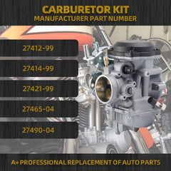 883 CV40 Carburetor 27421-99 Compatible with Harley Davidson HD Sportster XL883 1988-2007 XLH1200 1988-2002 Softail Touring Dyna FXR 1988-2017 Carb Kit 27490-04 27465-04