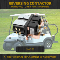 Solenoid Reversing Contactor SW202 48V 400A Compatible with Albright Electric Golf Cart Electric Vehicle Material Handling