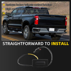 Tailgate Liftgate Release Switch Compatible with 2019-2025 Chevy/Chevrolet Silverado 1500 2500 HD 3500 HD Blazer EV & GMC Sierra 1500 3500 HD Replace# 84413809 84758465 85521472