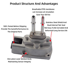 Flex Fuel Composition Sensor Compatible with 2000-2005 Chevy Silverado Avalanche Suburban Tahoe 1500 S10 Pickup GMC Sierra 1500 Sonoma Yukon Replaces# 12570260 10371025