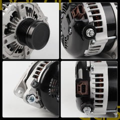 Alternator Compatible with Ford F-150 2015-2020 2.7L 3.3L 3.5L V6 12V 215A Clockwise Replaces# HL3Z-10346-A FL3Z-10346-F 104210-6920