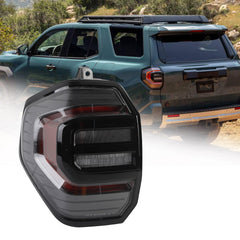 LED Tail Light Assembly Compatible with 2025 2026 Toyota 4Runner Rear Lamp Black Trim Taillight Left Driver Side Replace# 81561-35410