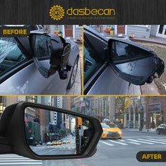 Right Passenger Side Mirror Compatible With 2018-2023 Chevy Equinox GMC Terrain with Power Heated Glass/Manual Folding/Blind Spot Light Replace# GM1321595 Black Paint Cover (8pin)