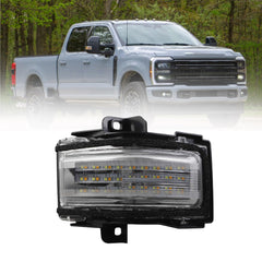 Dasbecan Right LED Tow Mirror Turn Signal Lamp w/DRL Compatible with Ford