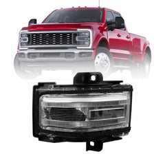 Dasbecan Left LED Tow Mirror Turn Signal Lamp Compatible with Ford 2017-26