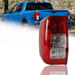 Tail Light Assembly Compatible With 2024-2026 Ford Ranger Halogen Type LED Lens Taillight Rear Lamp Left Driver Side Replace# N1WZ-13405-AV
