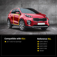 Power Window Regulator Front Right Passenger Side Compatible with 2017-2022 Kia Sportage Without Motor Replace# 82481D9010 82481H3000