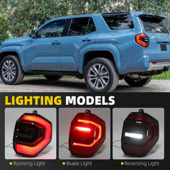 Tail Light Assembly Compatible with 2025-2026 Toyota 4Runner LED Rear Lamp Taillight Left Driver Side Replace# 81561-35410 - Dasbecan