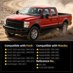 923-206 High Mount Stop Light Compatible With Ford Ranger F250 350 450 550 Super Duty/Maz da B2300 2500 3000 4000 Third Brake Light Assembly Replace# YC3Z13A613BA3BA