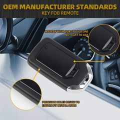 Key Fob Remote Replacement Compatible with 2015 2016 Honda CR-V Replaces ACJ932HK1210A 72147-T0A-A11 35118-T2A-A50 Keyless Entry Remote Control