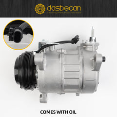 A/C Compressor With Clutch Compatible with 2015-2020 Chevy Tahoe/Cadillac Escalade/GMC Yukon Air Conditioning Compressor Replace# 1522303 CM-3179M 4.3L 5.3L 6.2L