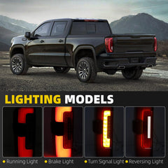 Tail Light Assembly LED Compatible With 2023-2026 Ford F250 F350 F450 Super Duty w/Blind Spot Taillight Rear Lamp Left Driver Side Replace PC3Z-13405-C PC3B-13B505-C