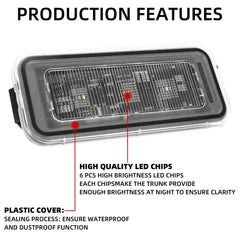 Truck Led Bed Light Car Trunk Lighting Kit Compatible with Toyota Tacoma 2020 2021 2022 2023 2024 Replaces# PT857-35200 84267-0C020 90080-87026