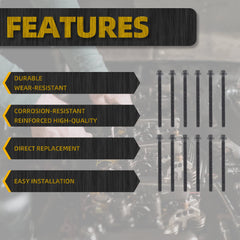 Head Bolts Compatible with 11-16 Buick Chevrolet Cruze Sonic Trax Volt 1.4L Replaces# ES72474