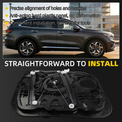 Front Right Window Regulator Without Motor Compatible with Kia Sorento 2016-2020 Replaces# 82481-C5010 82481-C6000 82481C5010 82481C6000