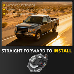 Electric Radiator Cooling Fan Clutch Compatible With Ford Expedition F-150 Lincoln Mark LT Navigator 2007-2008 Replaces# 7L1Z8A616B 7L1Z8A616C 7L1Z-8A616-A 7L1Z8A616A 3264 YB3074 622005