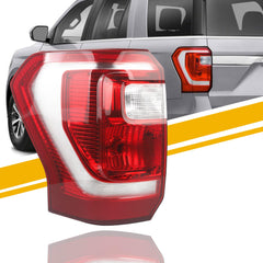 Tail Light Assembly Halogen Compatible With 2018-2021 Ford Expedition Rear Lamp Taillight Left Driver Side JL1Z13405G FO2800271