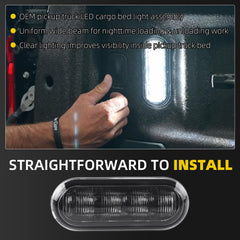 Dasbecan Truck Bed LED Light Compatible with Ford F150 F250 F350 Super Duty 2015-2025
