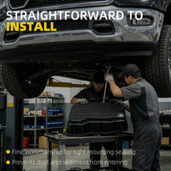 Heavy Duty Transmission Oil Pan Compatible With 2007-2025 Dodge Ram 2500 3500 6.7L 68RFE Transmission Replace# 228052110