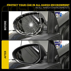 Right Passenger Side View Mirror Compatible with Mazda 3 2010 2011 2012 2013 Door Mirror with Power Adjustment and Manual Folding Black Outside Mirror Replace# MA1321162 BBM26912ZL(3pins)