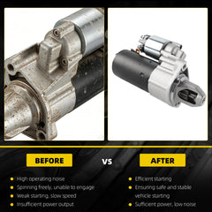 19050N Starter Motor Compatible with Mercedes-Benz C300 C350 CL550 CLK550 E350 E550 G550 GL450 GL550 GLK350 ML350 S400 S550 SL550 Replaces# 986019500 A0051516501 A0061510501 A0061513701