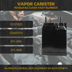 Vapor Canister Charcoal Canister Compatible with Chevy Silverado 1500 1500HD Express GMC Savana 3500 4500 Sierra 1500 2500HD 3500HD Evap Canister 12569373 15137021 911-095