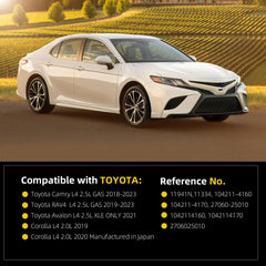 Alternator Compatible with Toyota Camry RAV4 2018-2023 L4 2.5L ; Avalon 2021 Corolla L4 2.0L 2019 2020 12V 100A Replaces# 104211-4160 27060-25010