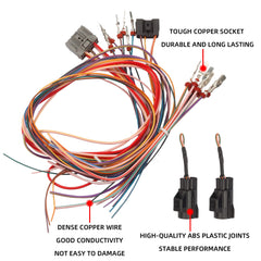 Auxiliary Switch Upfitter Wiring Kit Compatible with Ram 2500 3500 4500 5500 2013-2018 Replace # 68209998AC