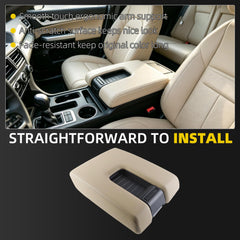 Center Console Armrest Lid Compatible with 2014-2021 Toyota Tundra Armrest Cover Replace# 58905-0C140-C1 (Beige)