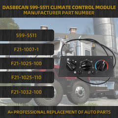 599-5511 Climate Control Module A/C Air and Heater Conditioning Control Switch Panel Compatible with Kenworth C500 T300 T600A T800 W900 2002-2006