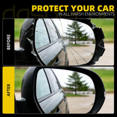 Right Passenger Side Mirror Compatible with 2014-2019 Mitsubishi Outlander Sport with Power Heated Glass, Power Folding, Turn Signal Light, Black Cap Replace# 7632B746(9Pins)