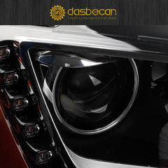 HID Headlight w/o AFS Compatible With Volkswagen Jetta 2015-2018 w/LED DRL Headlamp Assembly Replaces#VW2503162 Right Passenger Side w/Bulbs