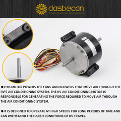 3315332.005 AC Condenser Fan Motor Compatible with Brisk Air II Replacement# B57915 B59516 B59146 B59186 B59196