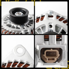 Alternator Compatible with Ford Edge 2007-2014, Fusion 2010-2012, Taurus 2008-2012, Lincoln MKZ 2007-2012 12V 150A Replace# 11273N 11273 7T4T10300AD 7T4T10300AE 7T4Z10346A 8G1T10300AC