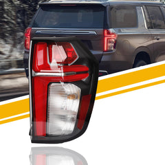 Tail Light Assembly Rear Lamp LED Type Compatible with 2021 2022 2023 Chevrolet/Chevy Suburban Tahoe (Right Passenger Side)