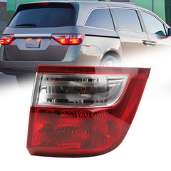 Tail Light Assembly Compatible with 2011 2012 2013 Honda Odyssey Halogen Rear Lamp Taillight Right Passenger Side Replace#33500-TK8-A01 HO2805100