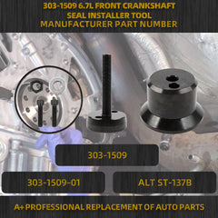 303-1509 Front Crankshaft Seal Installer Tool Compatible with 6.7L Power stroke diesel 2011-2020 Ford Super Duty F-250 F-350 F-450 F-550,2016-2020 Ford Super Duty F-650 F-750