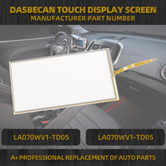 7" Touch Screen Digitizer Glass Compatible with Chevy Spark Sonic 2012-2016 MYLINK Navigation Radio Replace# LA070WV1-TD05 (LCD Not Included)