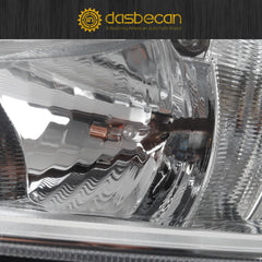 Halogen Headlights w/bulbs Compatible With Ford Fusion 2013-2016 Right Passenger Side Chrome Projector Headlamp Assembly Replaces# FO2502304