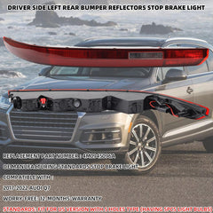 Rear Bumper Reflector Tail Light Fog Lamp Compatible with Audi Q7 2016-2022 Replace 4M0945096A (Right Passgenger Side)