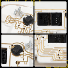 Overhead Console Compatible with 2004-2008 Ford F-150 2006-2008 Lincoln Mark LT OEM Replace 7L3Z-18519A70-BC 7L3Z-18519A70-BA 7L3Z-18519A70-AC 7L3Z-18519A70-AA