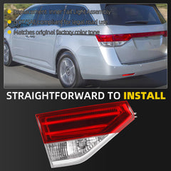 Dasbecan Tail Light Assembly Compatible with 2014-2017 Honda Odyssey
