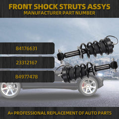 2Pcs Front Struts Shock Assembly Absorber W/Magnetic spring Compatible with 2015-2020 Cadillac Escalade Chevy Suburban Tahoe GMC Yukon XL Sierra 1500 Replace# 84977478 580-1032