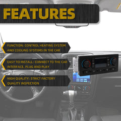 599-211XD AC Climate Control Module Compatible with 2003-2004 Cadillac Escalade Chevrolet Avalanche Silverado Suburban Tahoe GMC Sierra Yukon Replace#10367041 10367042