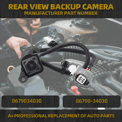 Backup Camera Compatible with 2007-2013 Toyota Tundra Rear Camera w/Wiring Harness Replaces# 86790-34030