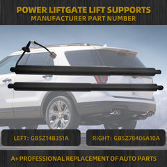 Rear Left Right Power Liftgate Lift Support Compatible with Ford Explorer Police Interceptor Utility 2016-2019 Tailgate Power Hatch Shock Strut Replaces GB5Z14B351A (1 Pair)