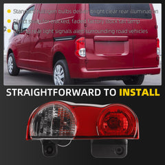 Dasbecan Tail Light Halogen Compatible with 2013-2021 Nissan NV 200