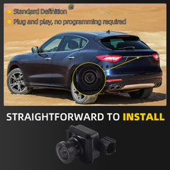 Dasbecan Rear View Backup Camera Compatible with Maserati Levante 2017-2020