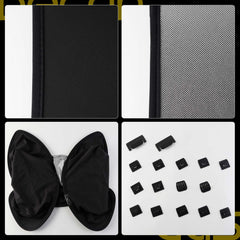 Black Glass Roof Sunshade for 2025-2026 Tesla Model Y Juniper Upgrade Design Nano Ice Coating Heat Insulation Sunroof