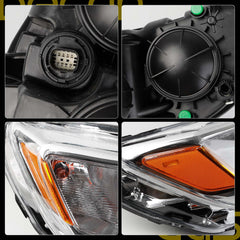 Halogen Headlights Compatible With 2023-2025 DODGE RAM PROMASTER 1500 2500 3500 BASE Right Passenger Side Headlamp assembly